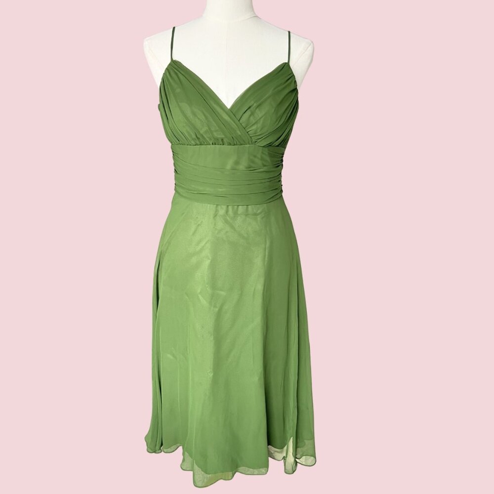 Vintage Chiffon Empire Waist Formal Dress